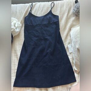 Elegant Navy Blue Women's Dress